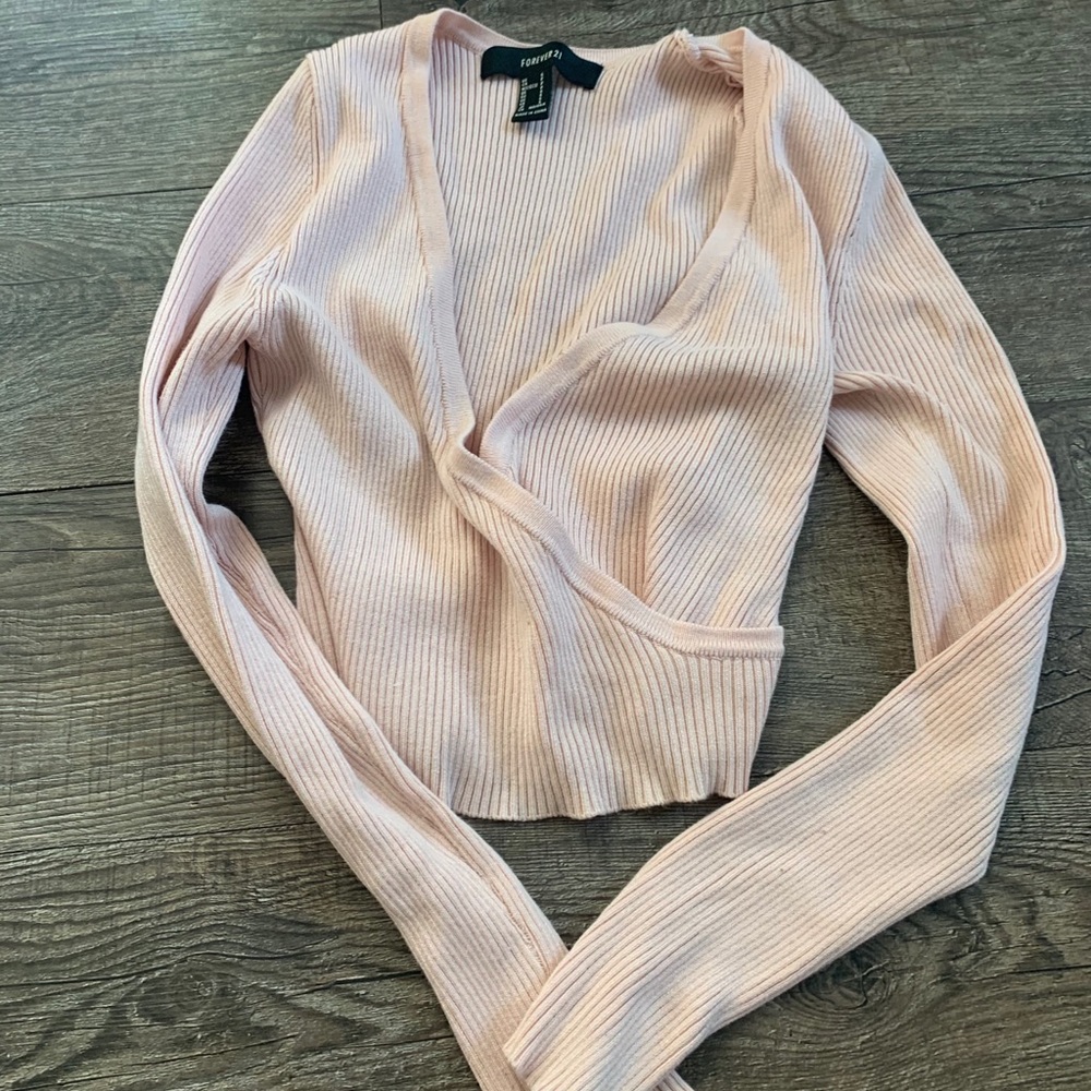 forever 21 light pink top